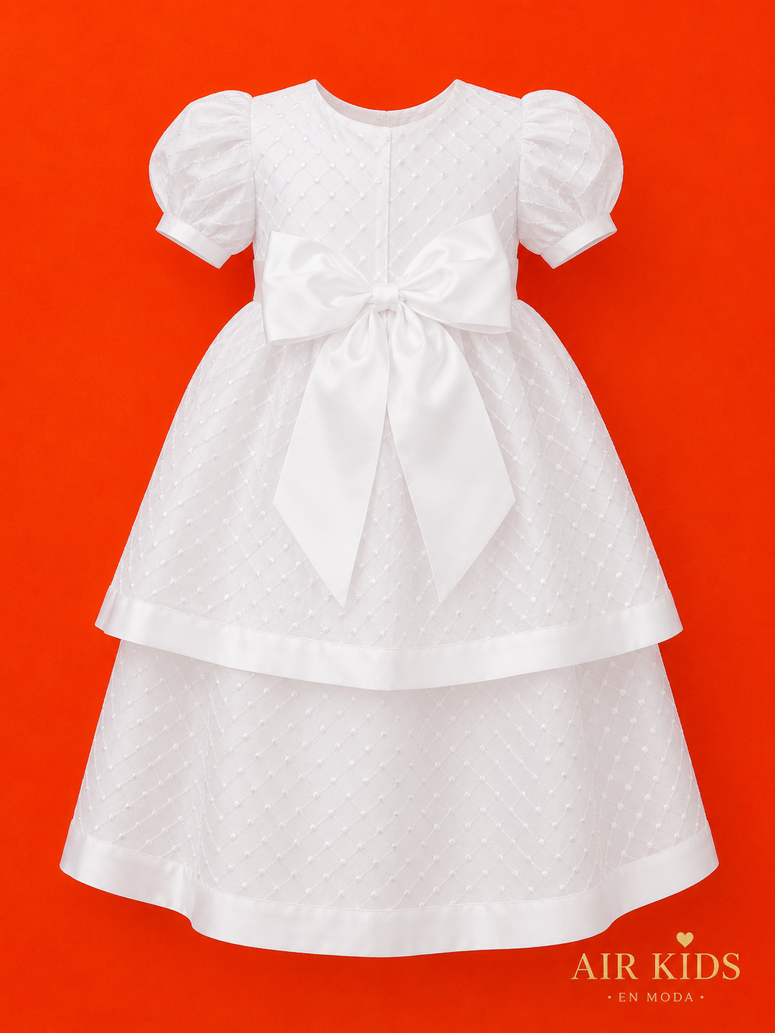 Vestido de Bautizo para Niña Didi 6437 Talla 24 Meses