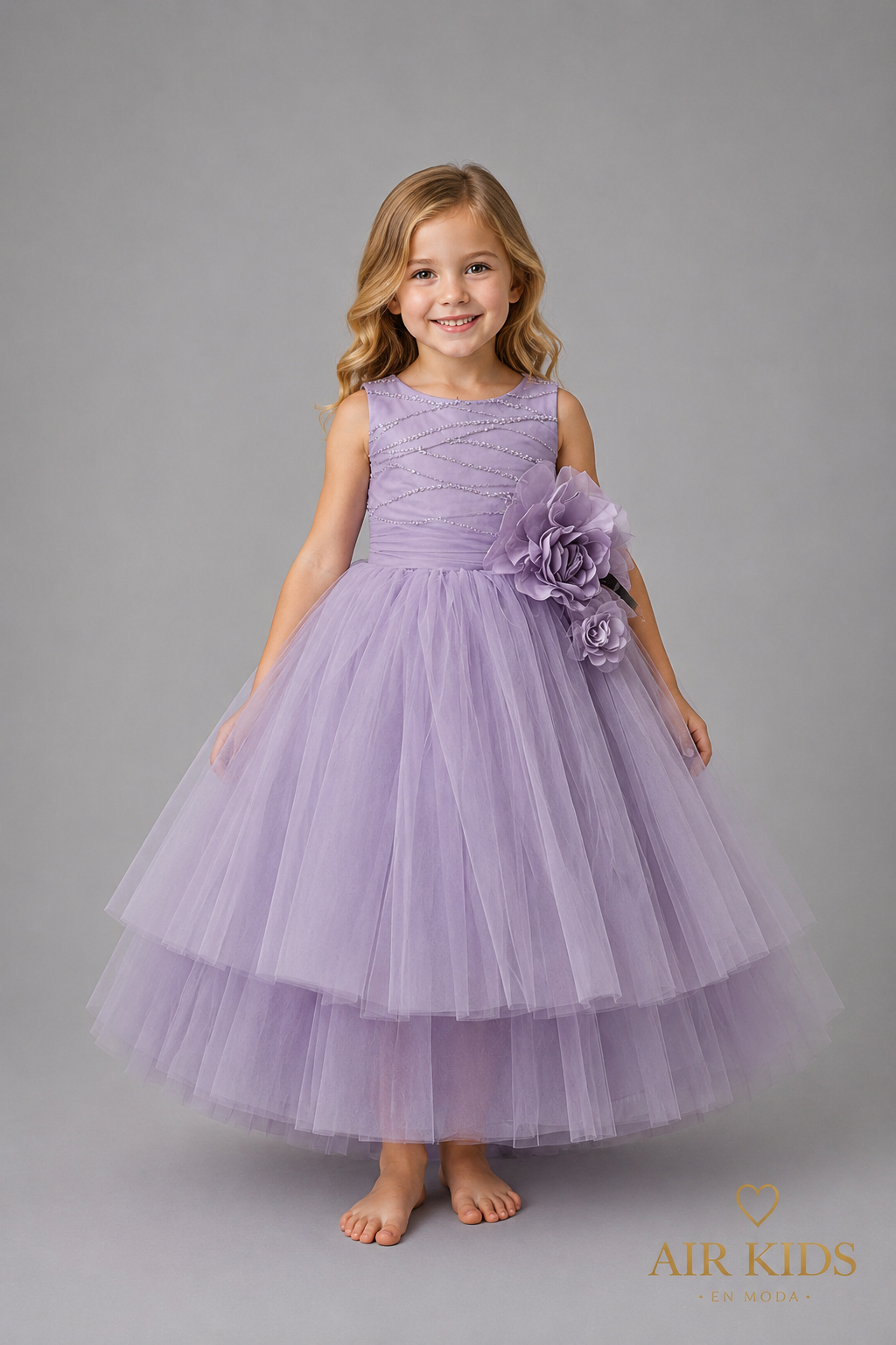 Vestido de Fiesta para Niña 24-511