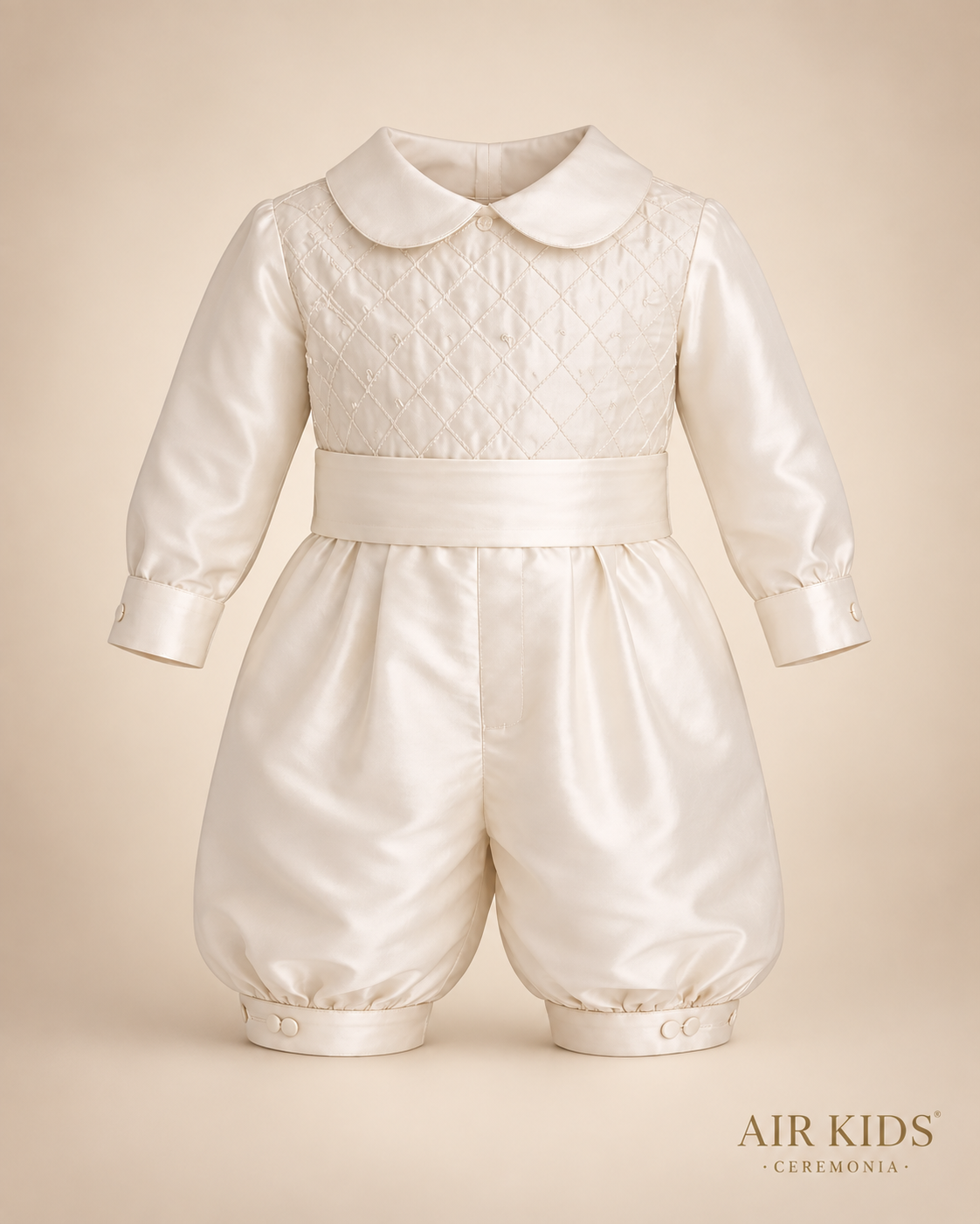 Traje de Bautizo Niño 001-01 Talla 18 Meses
