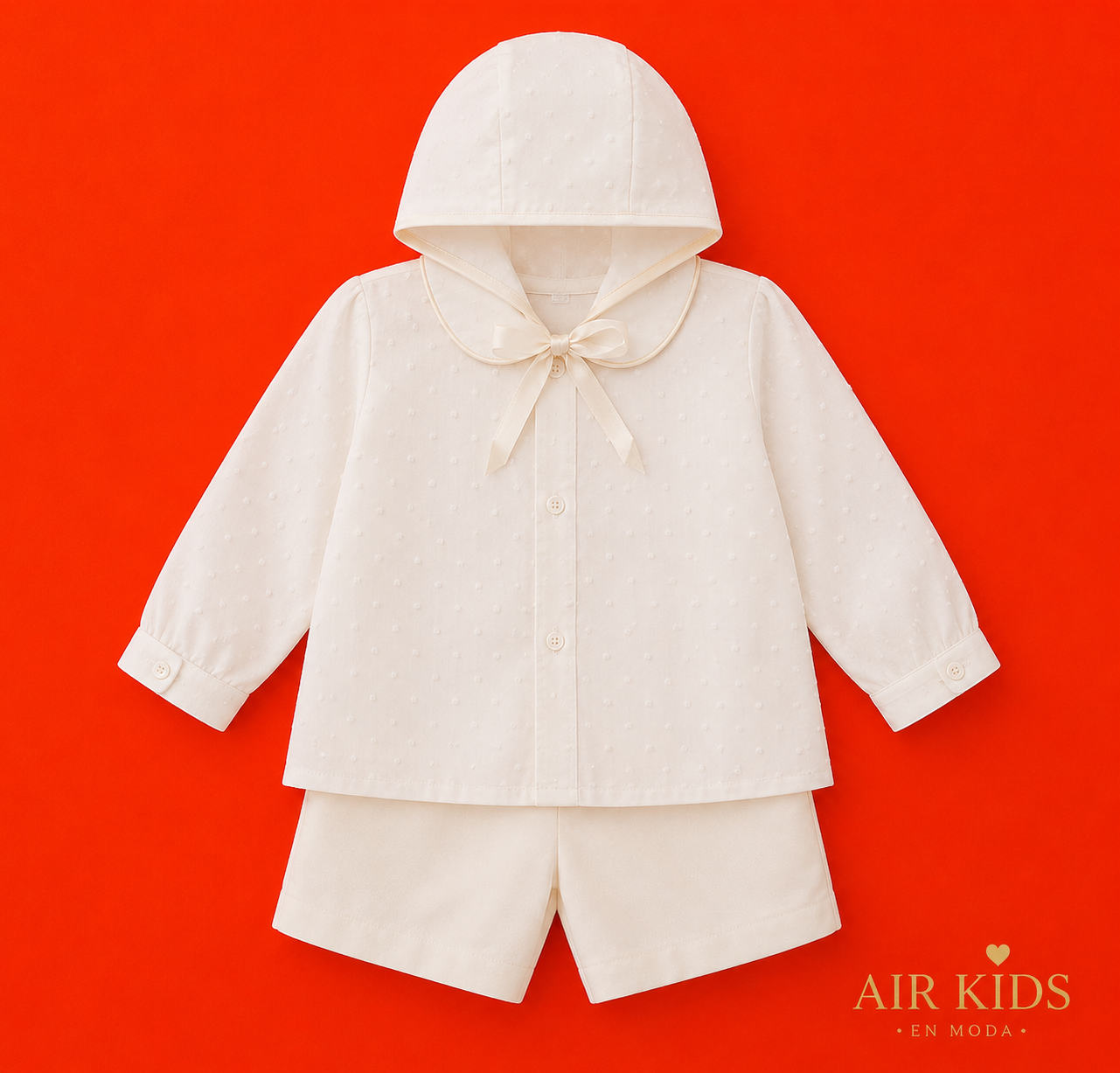 Traje de Bautizo para Niña 312-T24 Talla 24 Meses
