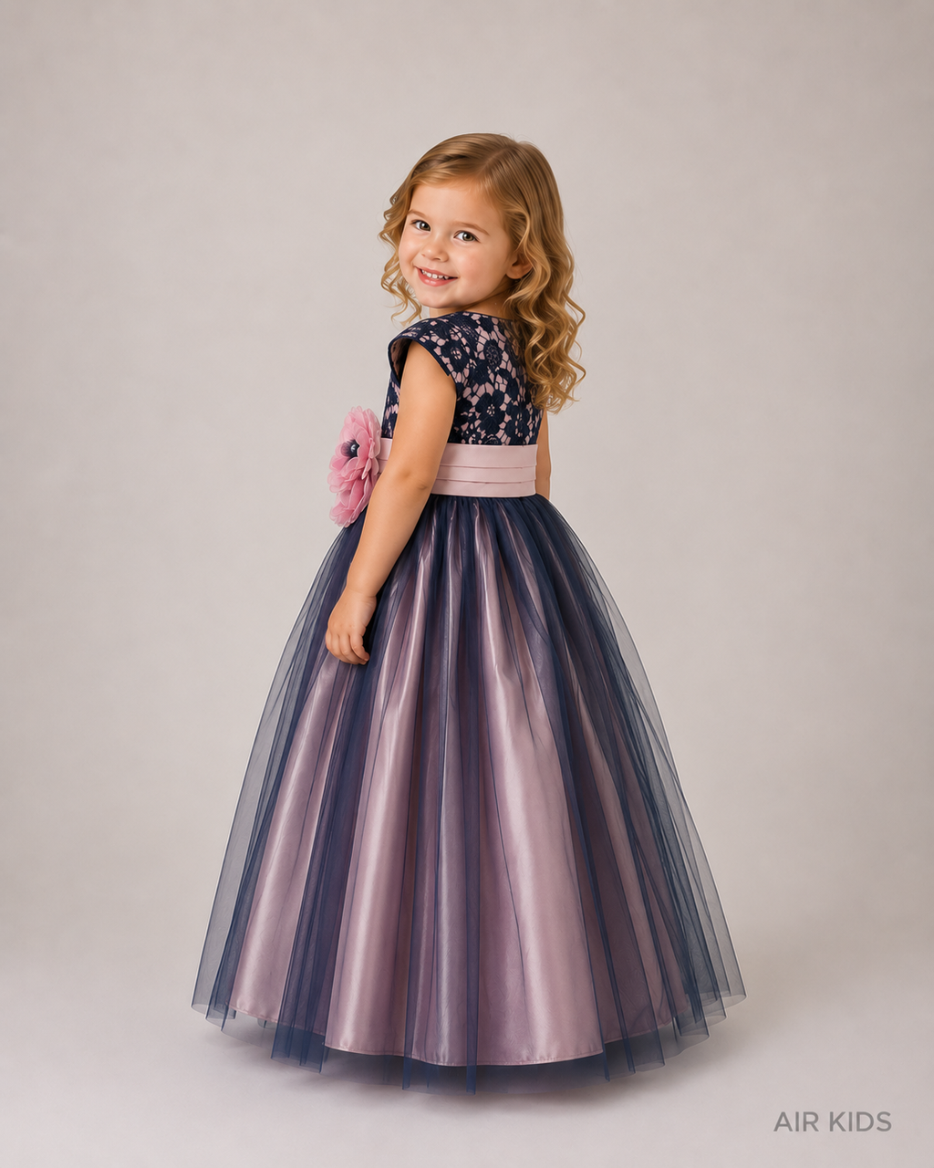 Vestido de Presentacion para Niña 10-001 Talla 3 Años
