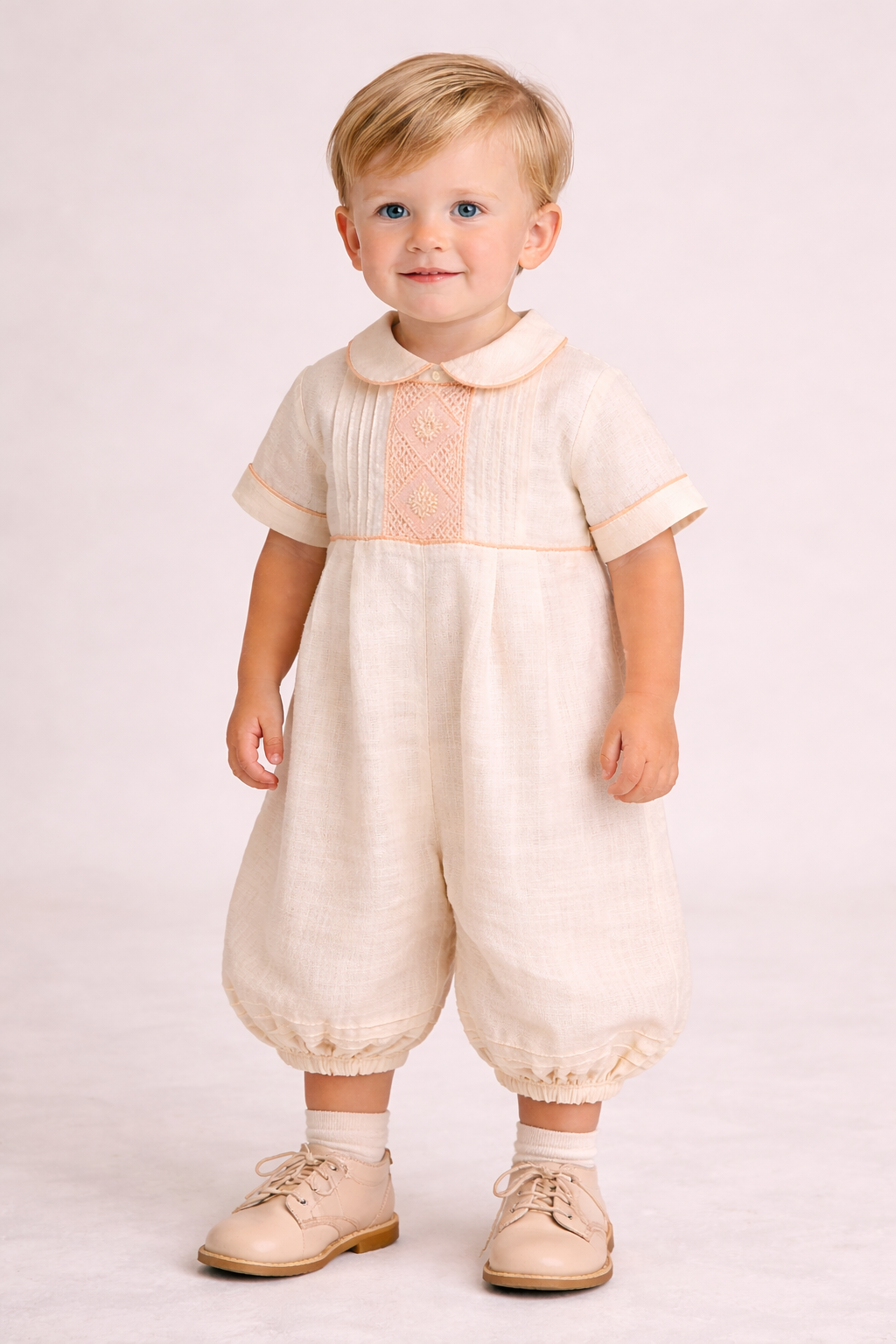 Ropon para Bautizo Niño 24-205 Talla 18 Meses