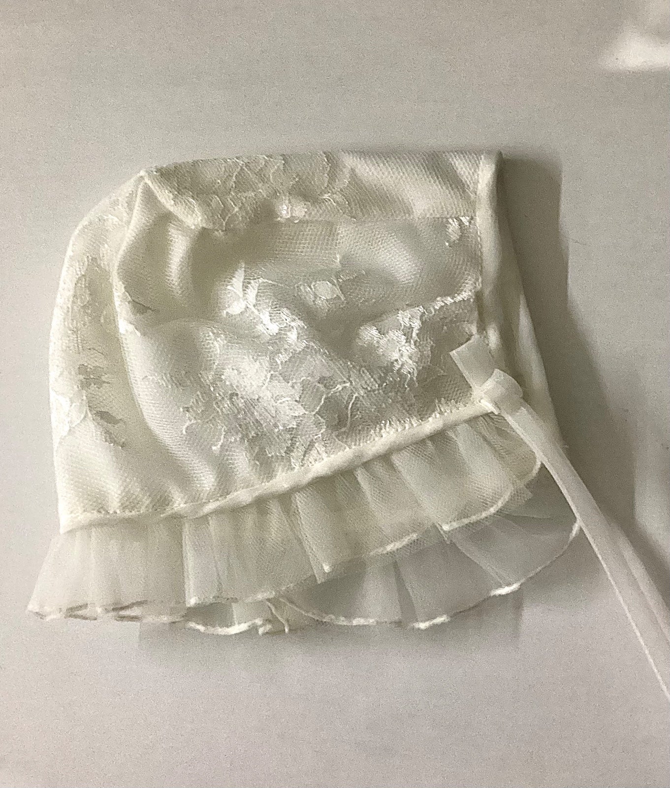 Gorro de  Niña para Bautizo 0050 Unitalla