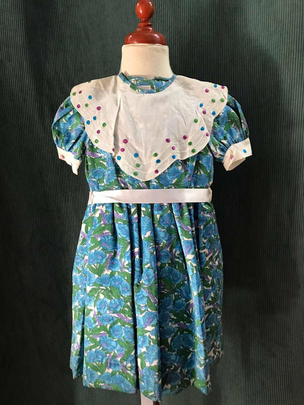 Vestido para Niña Dnenes 3001 Talla 2 Años-Liquidacion