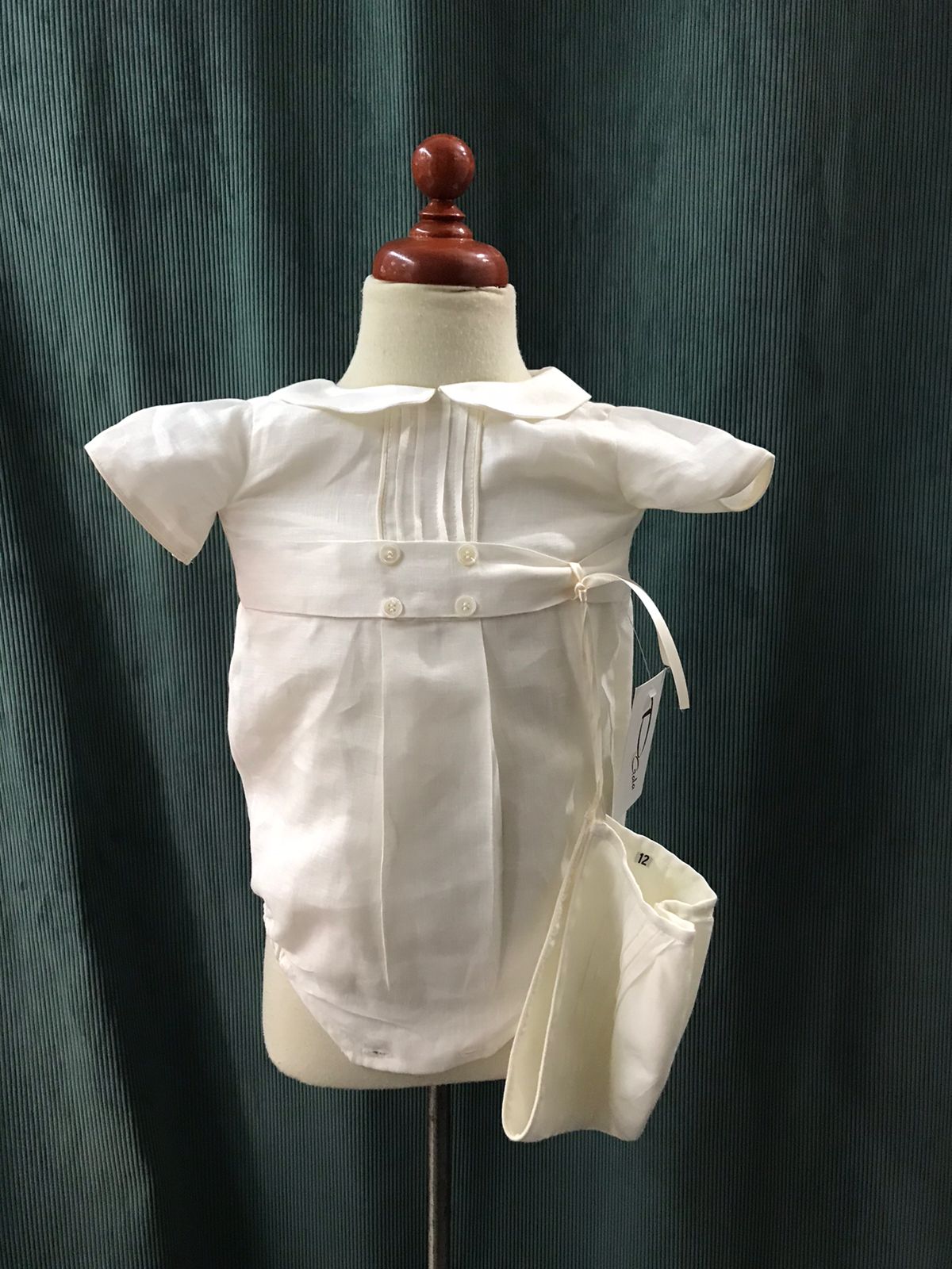 Pañalero de Bautizo para Niño 270 Talla 12 Meses