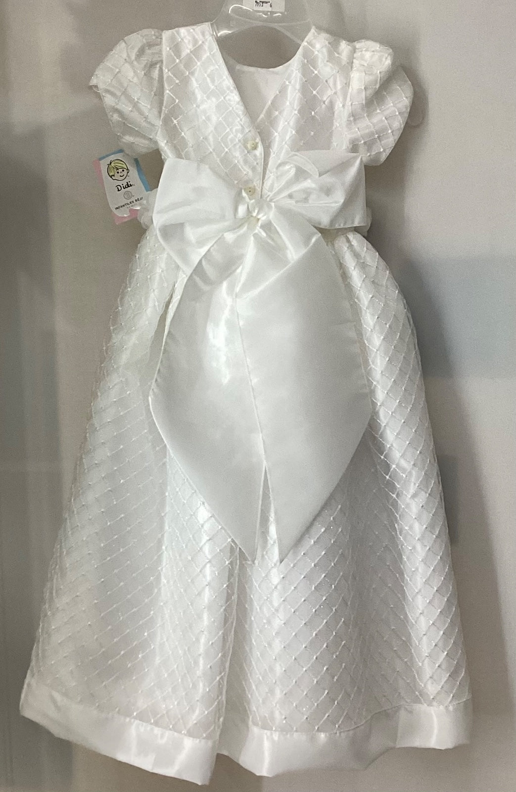 Vestido de Bautizo para Niña Didi 7953 Talla 4 Años