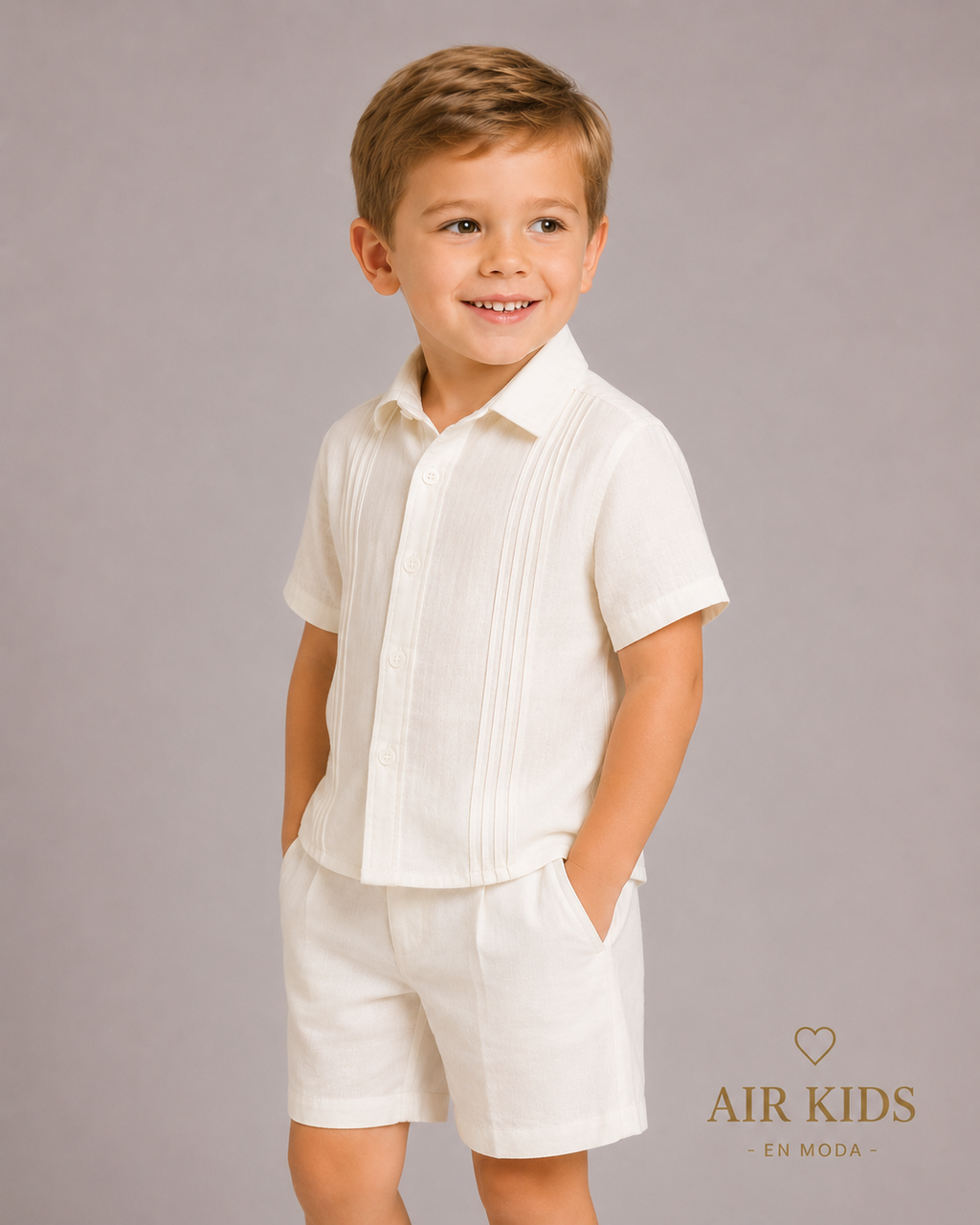 Conjunto de 2 pz de Ceremonia para Niño Ixchel 00194 Talla 4 Años