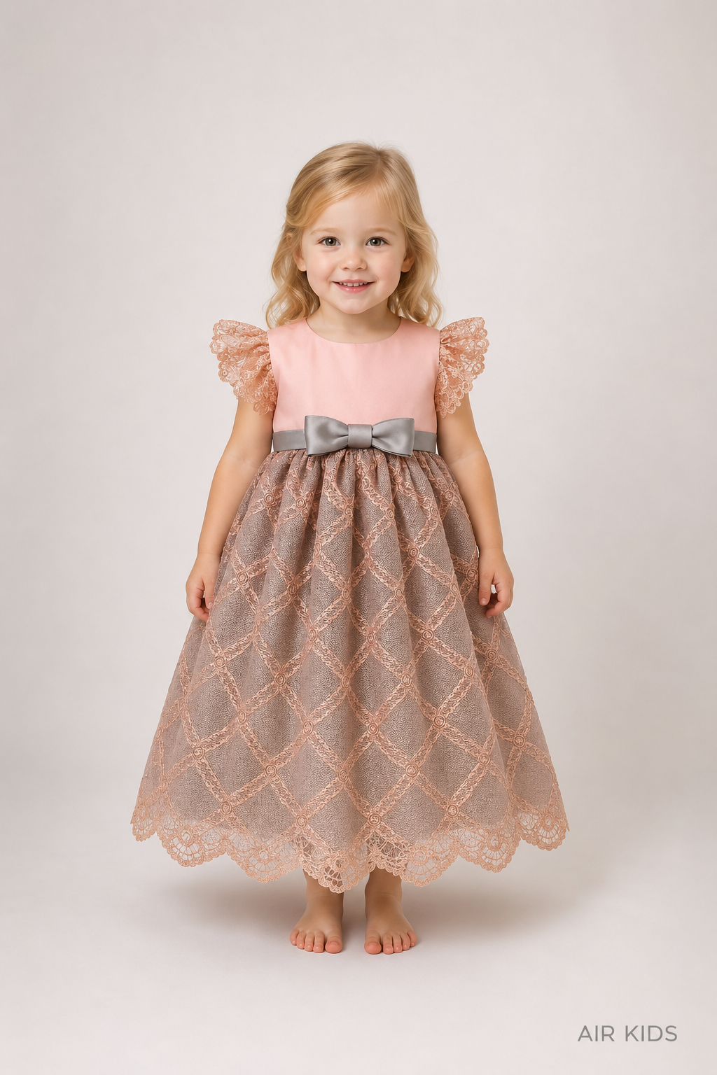 Vestido de Fiesta para Niña 23-712 Talla 2 años