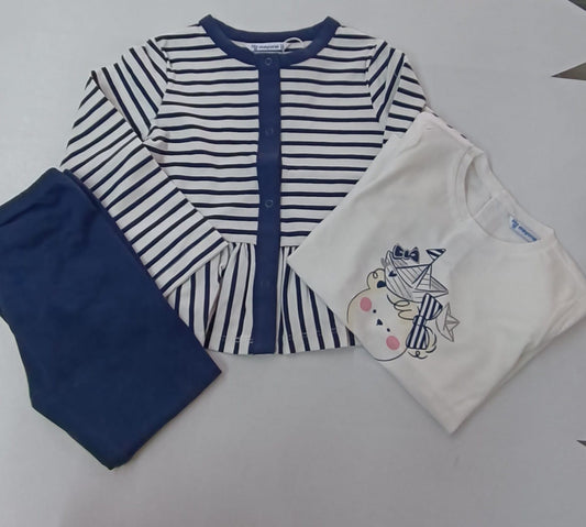 Conjunto de 3pza para Niña Puebla