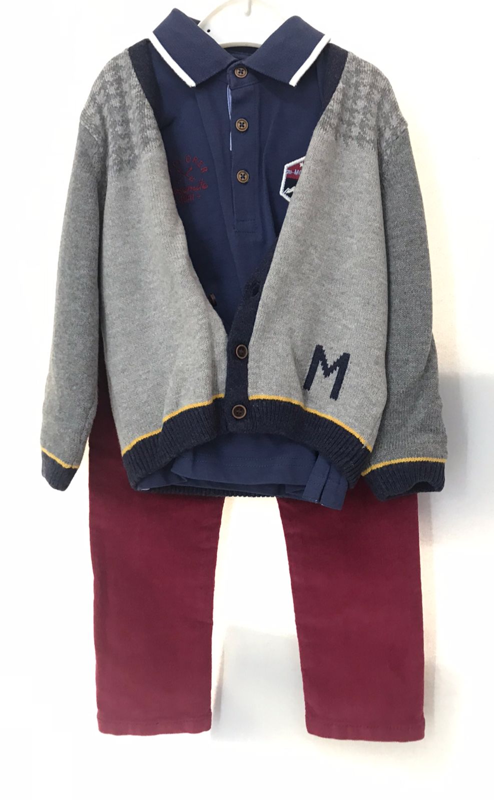 Conjunto de 3pza para Niño Puebla