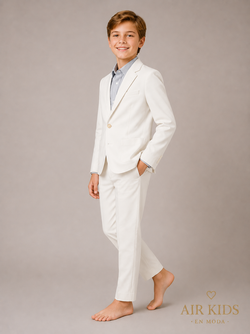 Traje de 3pza para Niño Mayoral/Nukutavake 6143-60 Talla 10 Años