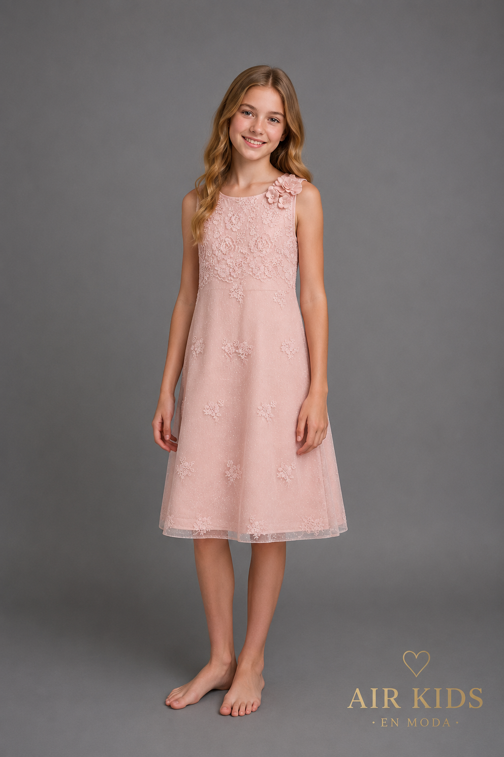 Vestido de Fiesta para Niñas 16-806 Talla 12 Años