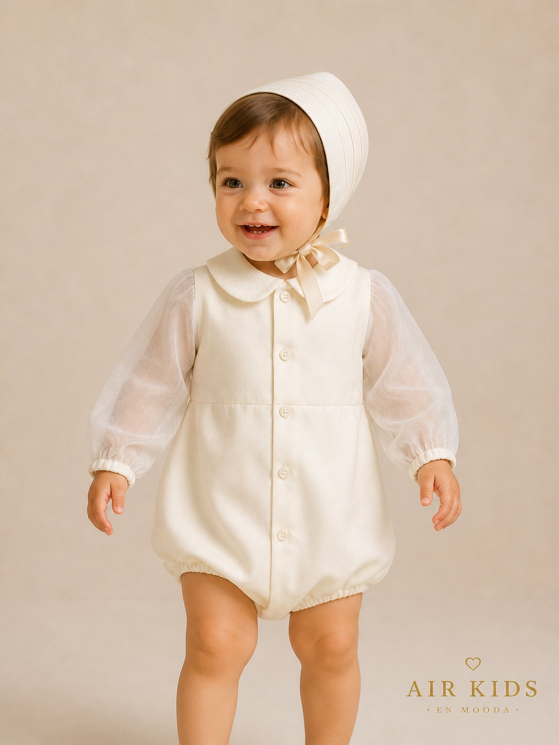 Pañalero de Bautizo para Niña 308-T18 Talla 18 Meses