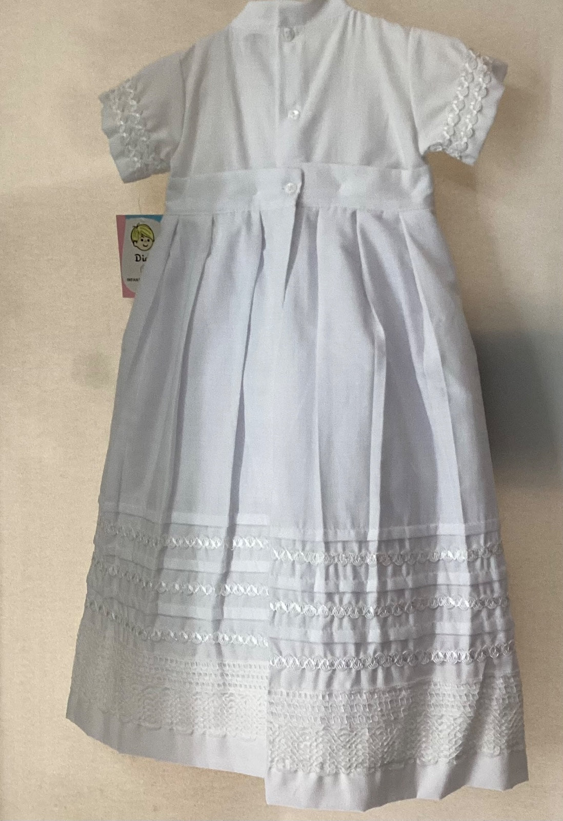 Ropon de Bautizo para Niño Didi 6439 Talla 18 Meses