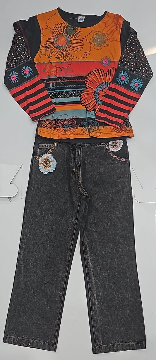 Conjunto de 2pza para Niña Puebla