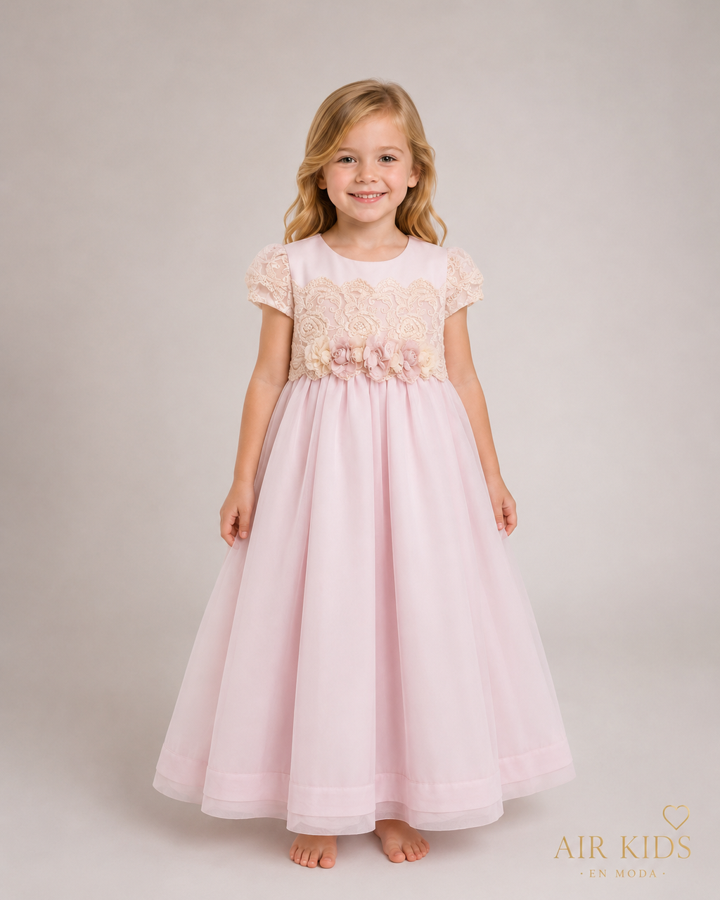 Vestido de Fiesta Para Niña 23-704 Talla 3 años