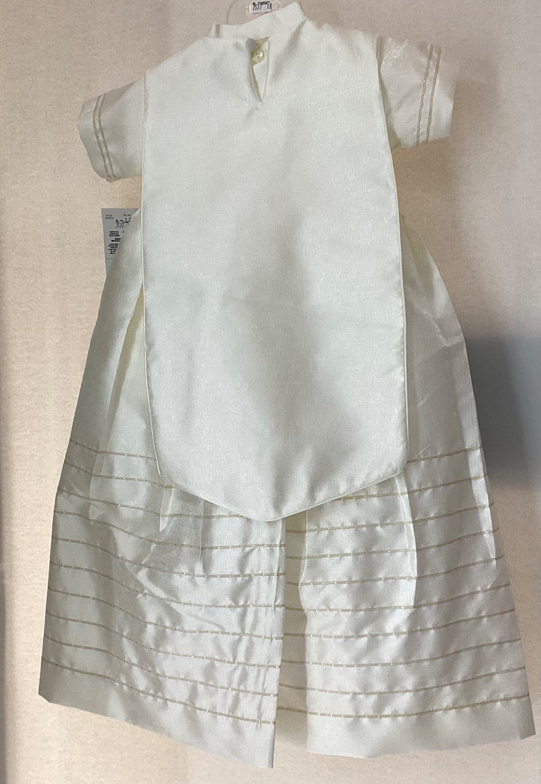 Ropon de Bautizo para Niño Didi 7577 Talla 18 Meses