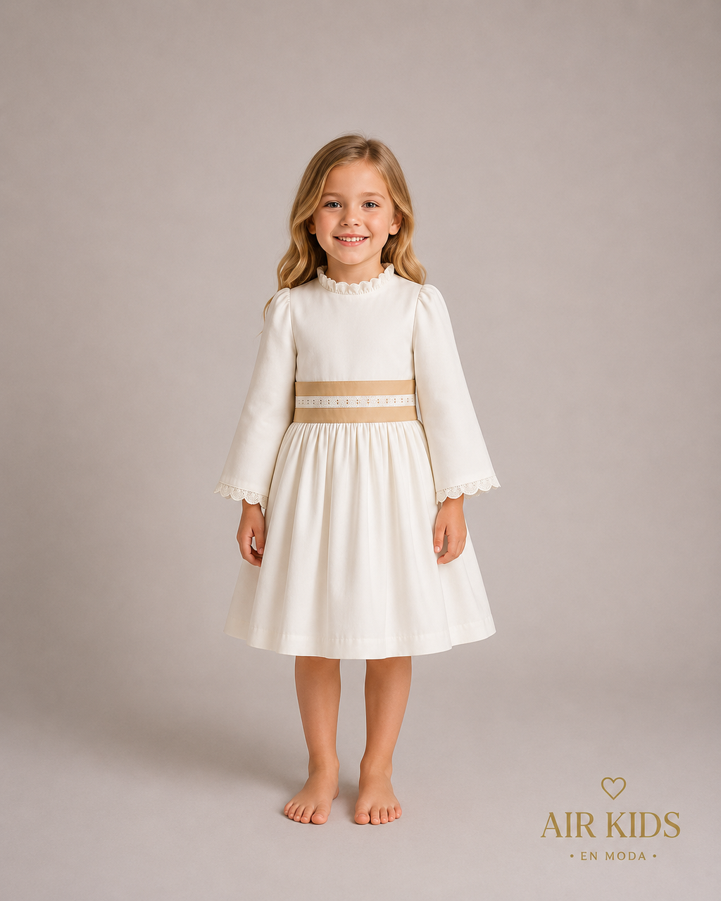 Vestido de ceremonia para niña 