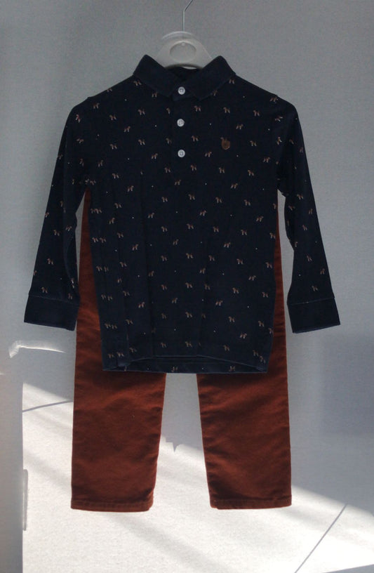 Conjunto de 2pza para Niño Puebla