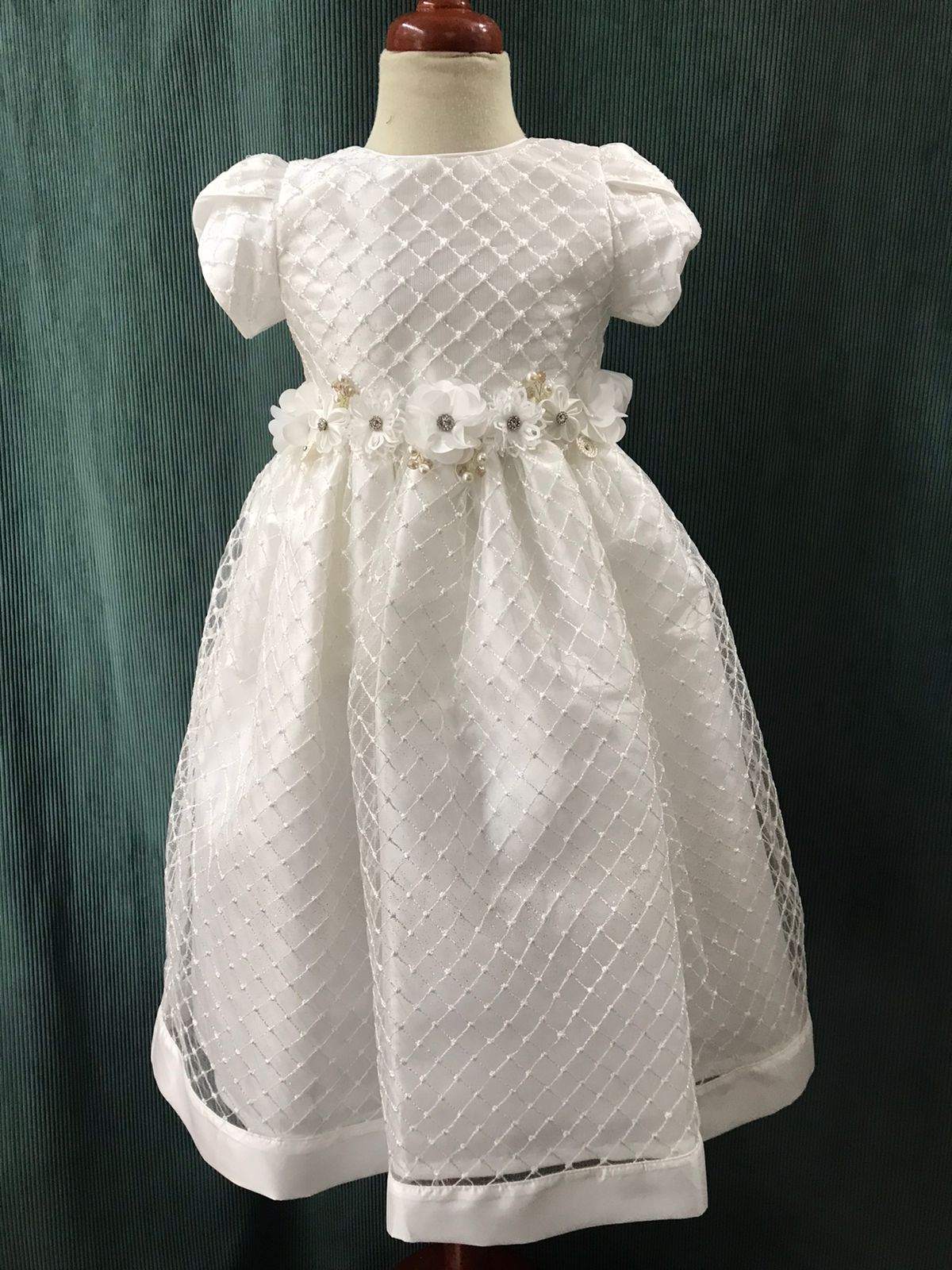 Vestido de Bautizo para Niña Didi 7953 Talla 4 Años
