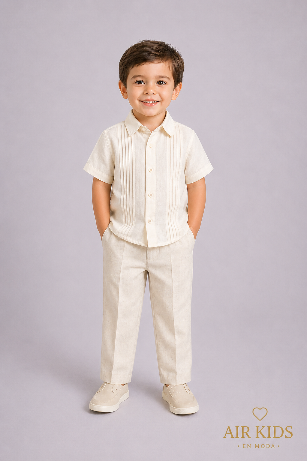 Conjunto de Ceremonia para Niño 2pz IXCHEL 00249 Talla 4 Años