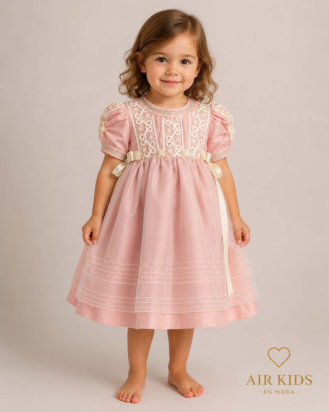 Vestido de fiesta para Niña 06-017 Talla 3 Años