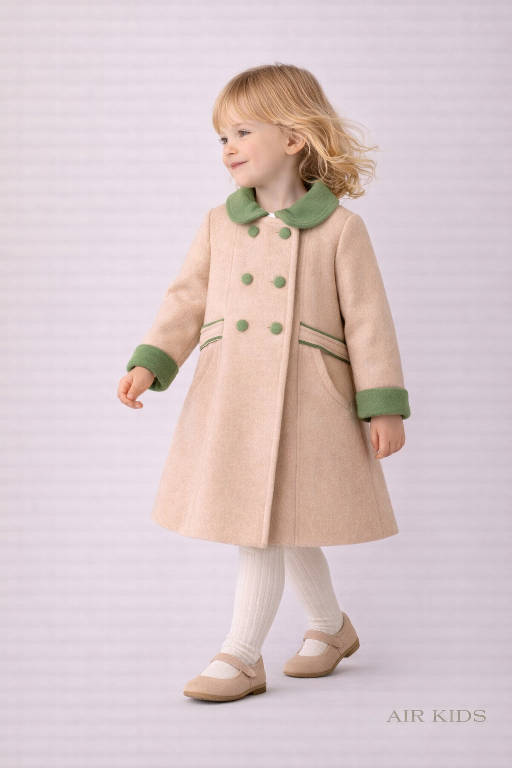 Abrigo para Niña Foque 6534-021 Talla 4 Años