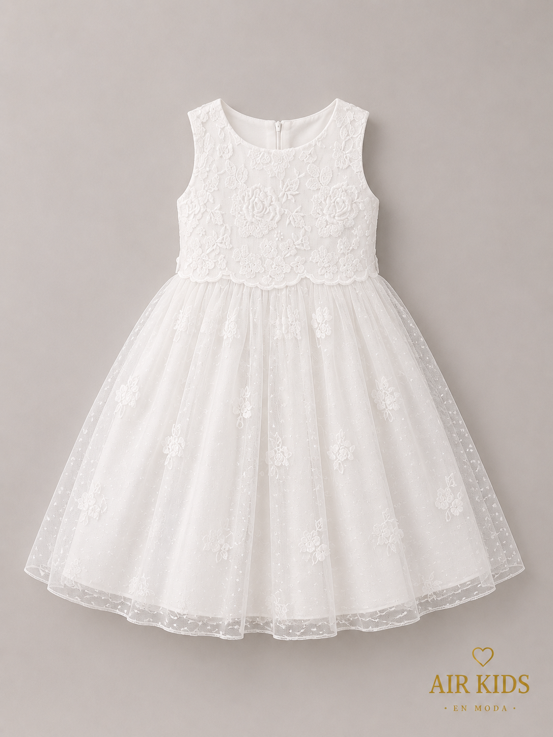 Vestido de Ceremonia para Niñas 20-027 Talla 3 años