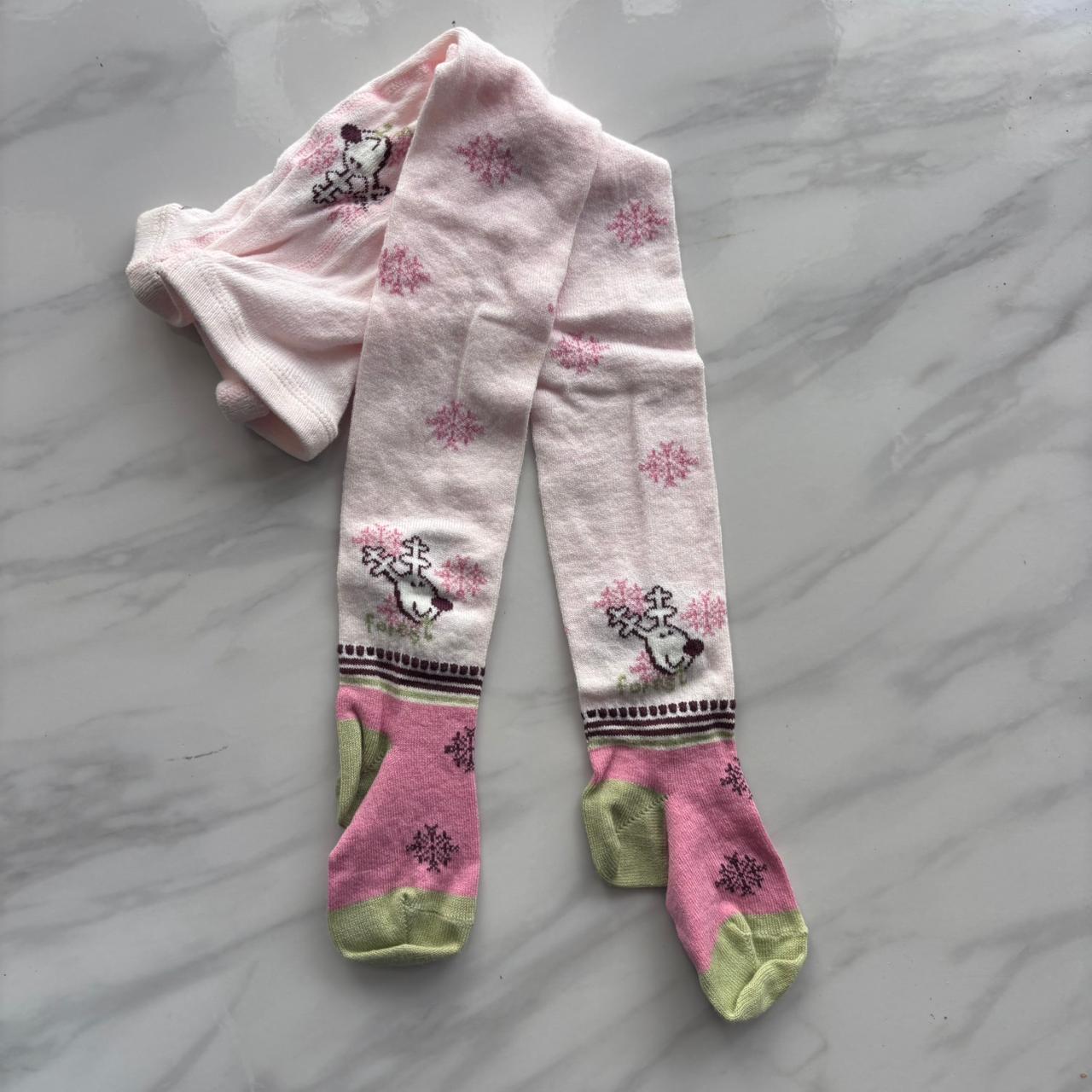 Malla para niña Punto blanco 10265 Talla 4 meses