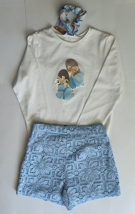 Conjunto de 3pza para Niña Puebla