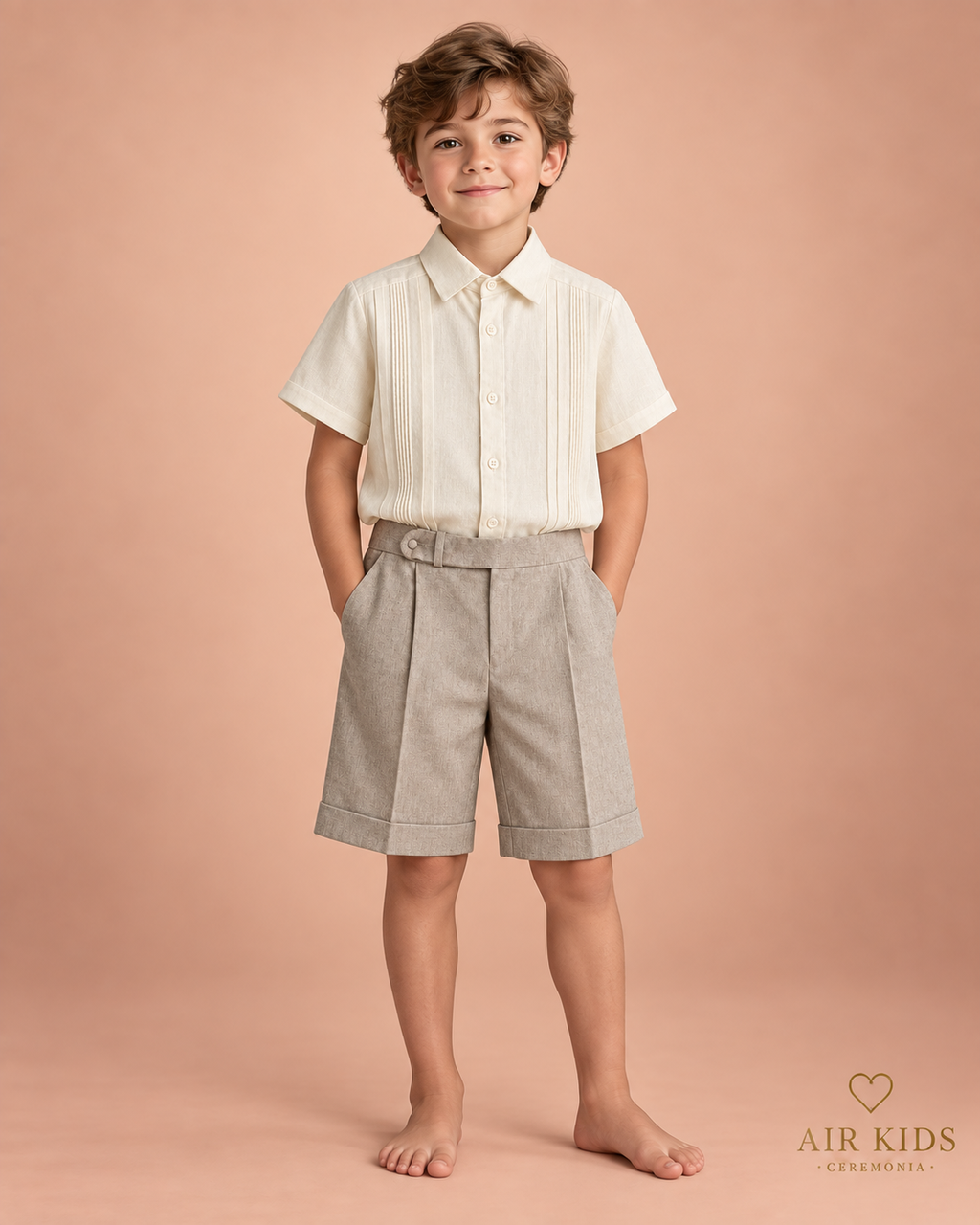 Traje de Bautizo para Niño 00270 Talla 6 Años