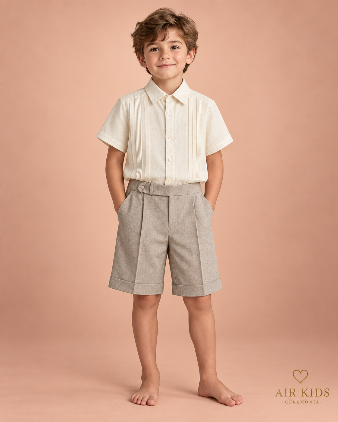 Traje de Bautizo para Niño 00270 Talla 6 Años