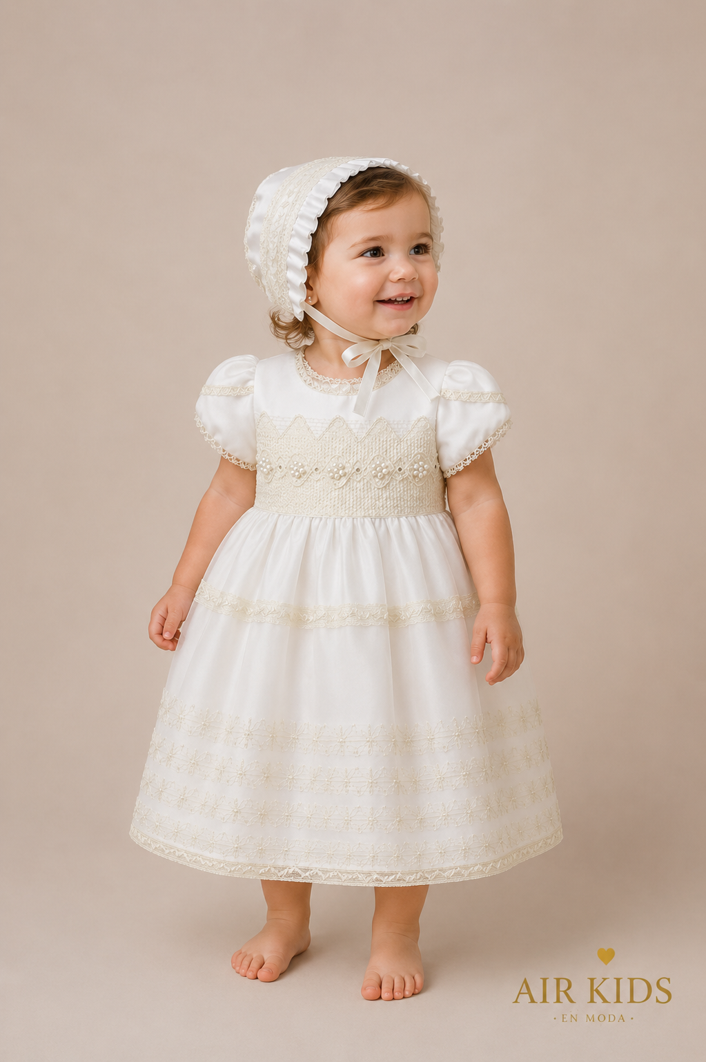 Bata de Bautizo para Niña Didi 8328