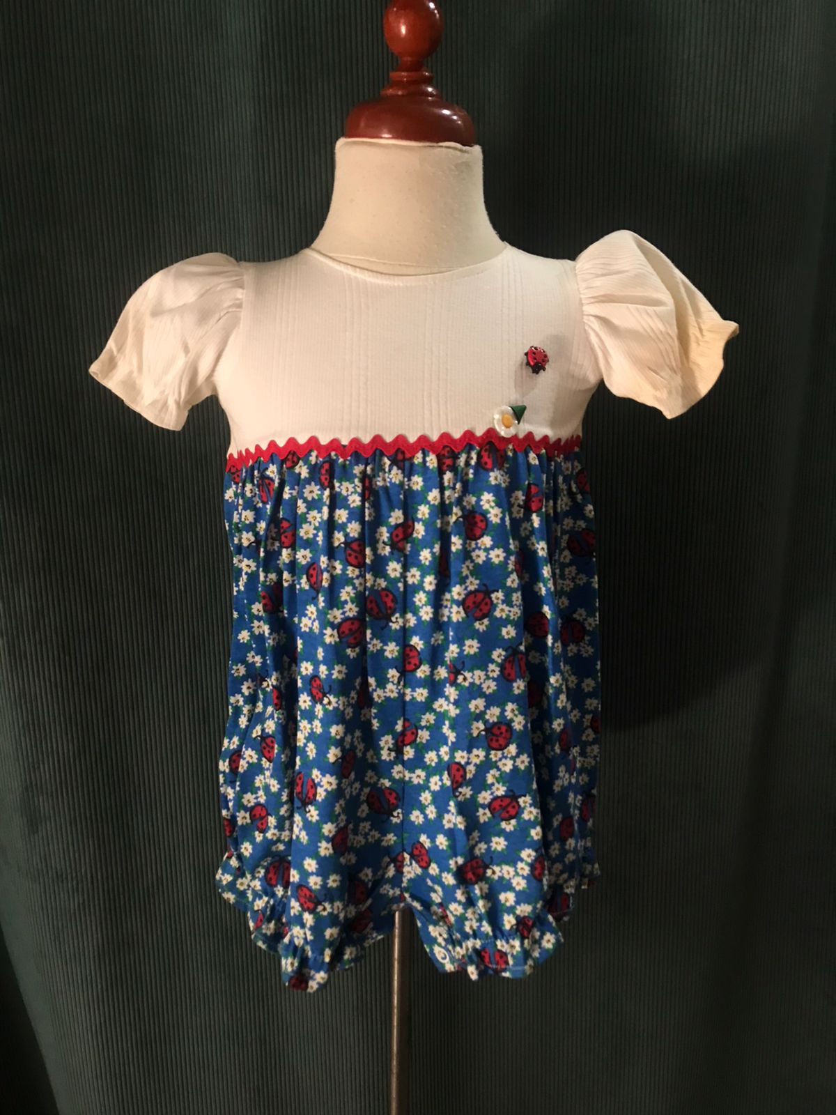 Mameluco para Niña Fiorella 144 Talla 2 Años (LIQUIDACIÒN)