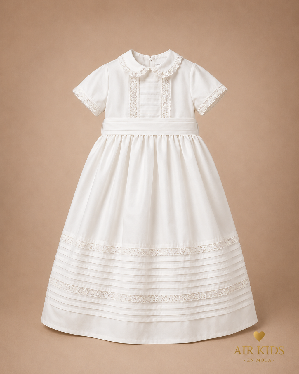 Ropon de niño desmontable seda tira bordada 26-456 Talla 24 meses