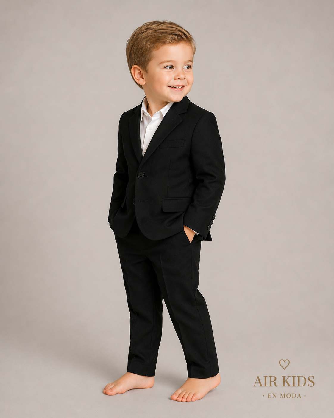 Smokin para Niño 2 pza Zilerys Negro 221510 Talla 3 años