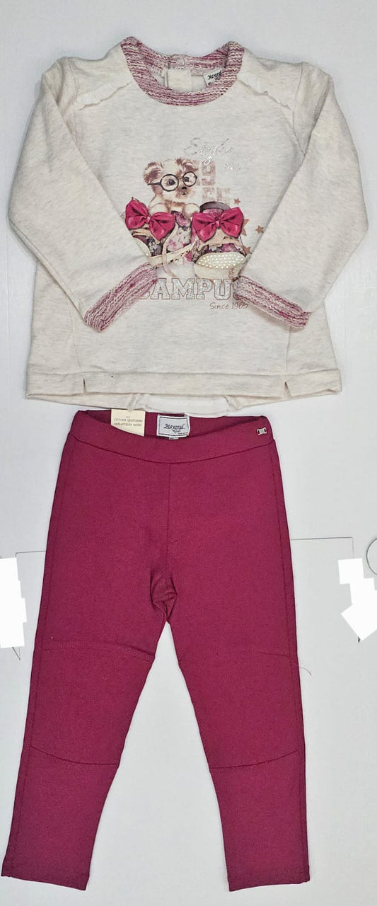Conjunto de 2pza para Niña Puebla