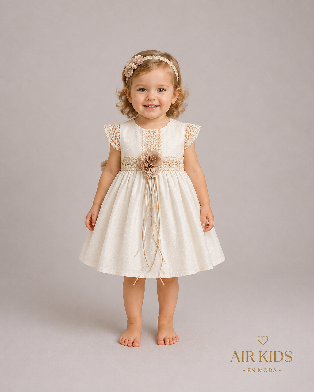 Ropon de Ceremonia para Niña 24-710 Talla 24 meses
