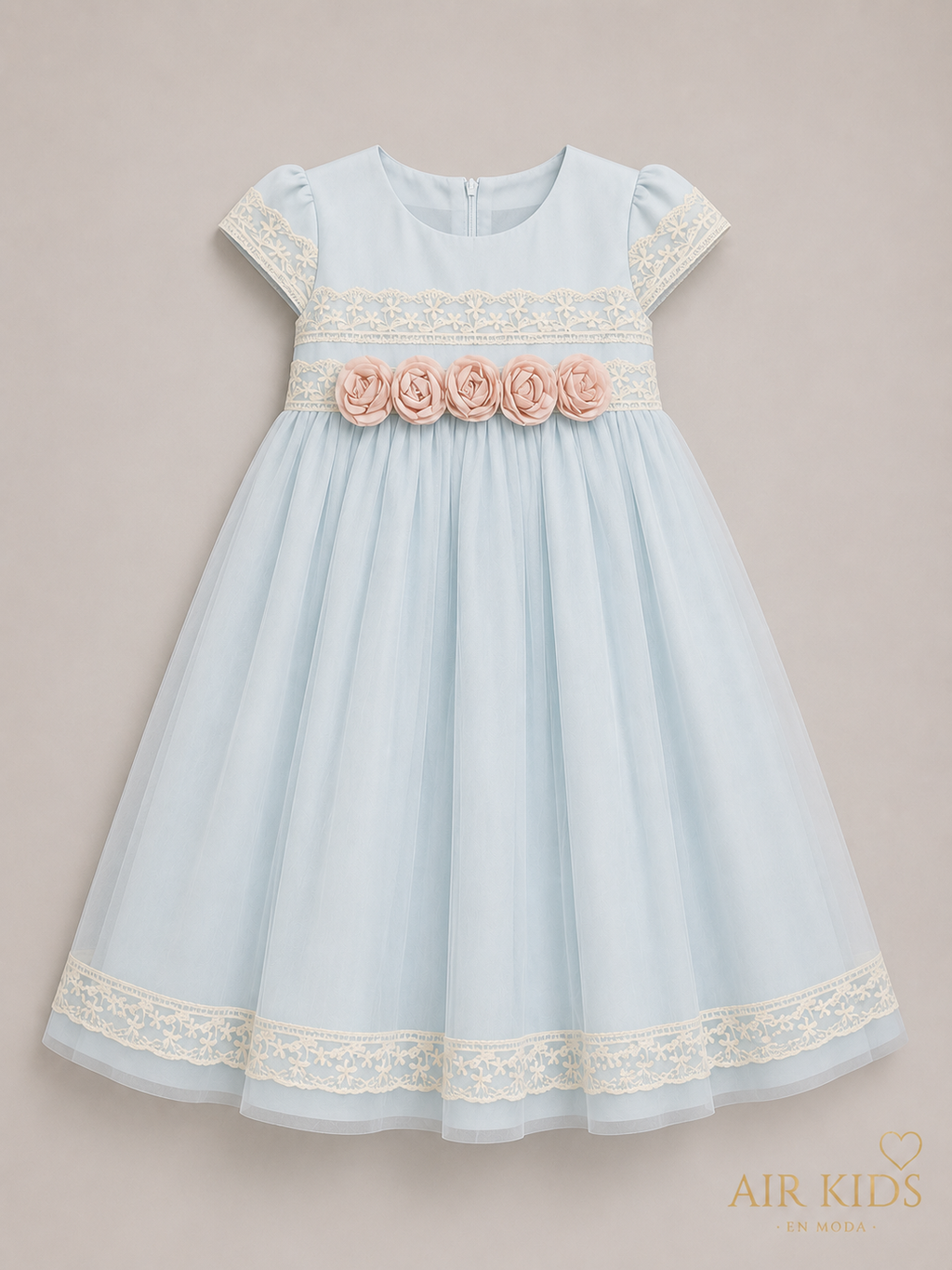 Vestido de Fiesta para Niña 23-707 Talla 3 Años