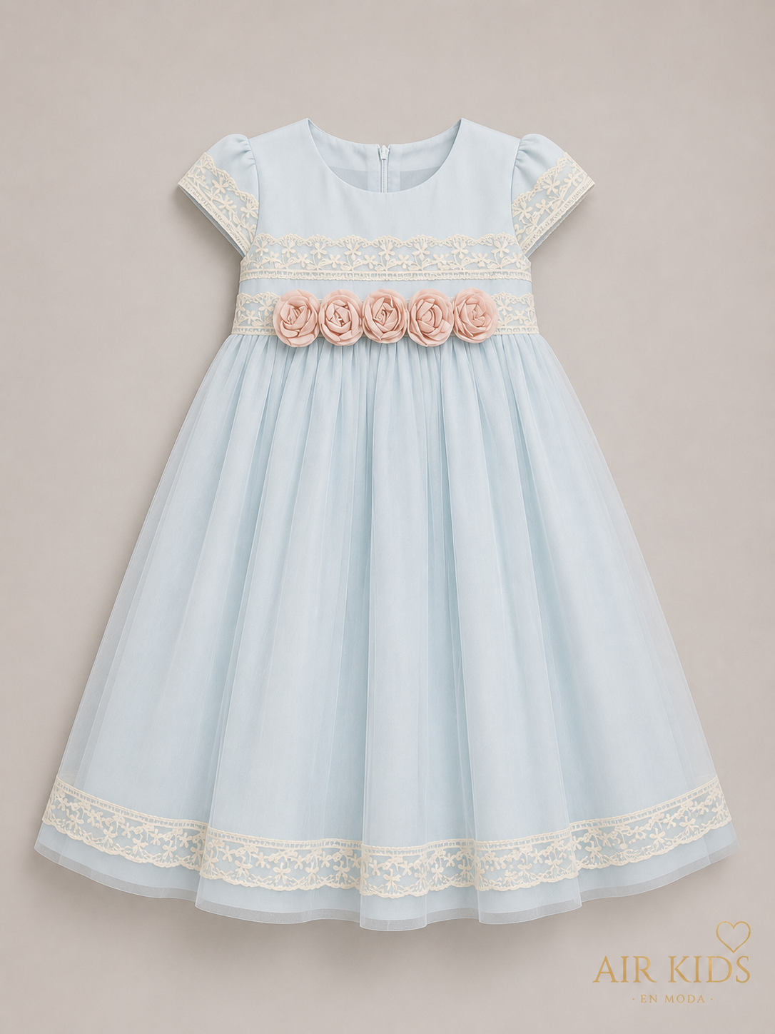 Vestido de Fiesta para Niña 23-707 Talla 3 Años