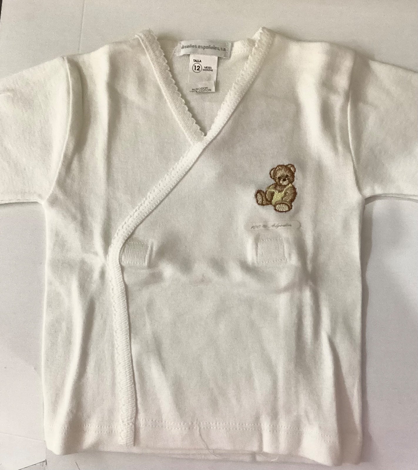 Body Manga larga Unisex Diseños Españoles AB03 Talla 12 meses