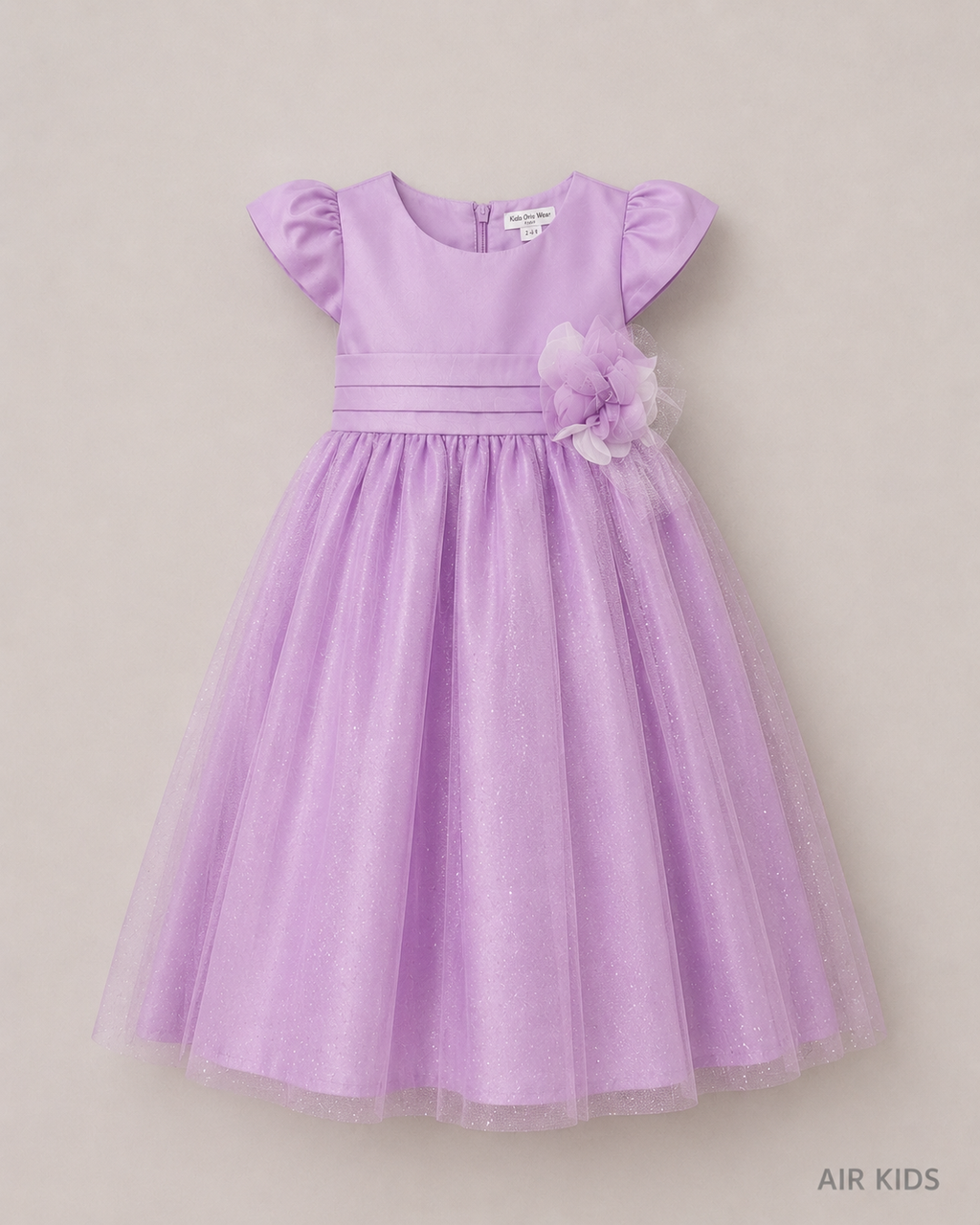 Vestido con Corona de Presentacion para Niña 22-703 Talla 2 Años