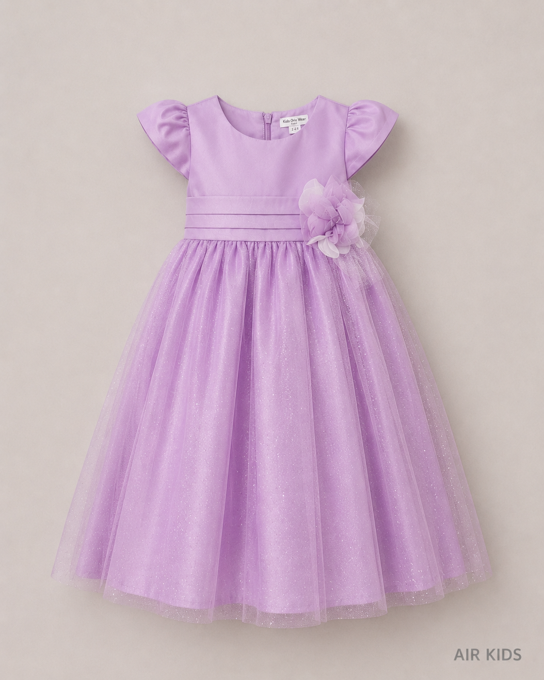 Vestido con Corona de Presentacion para Niña 22-703 Talla 2 Años
