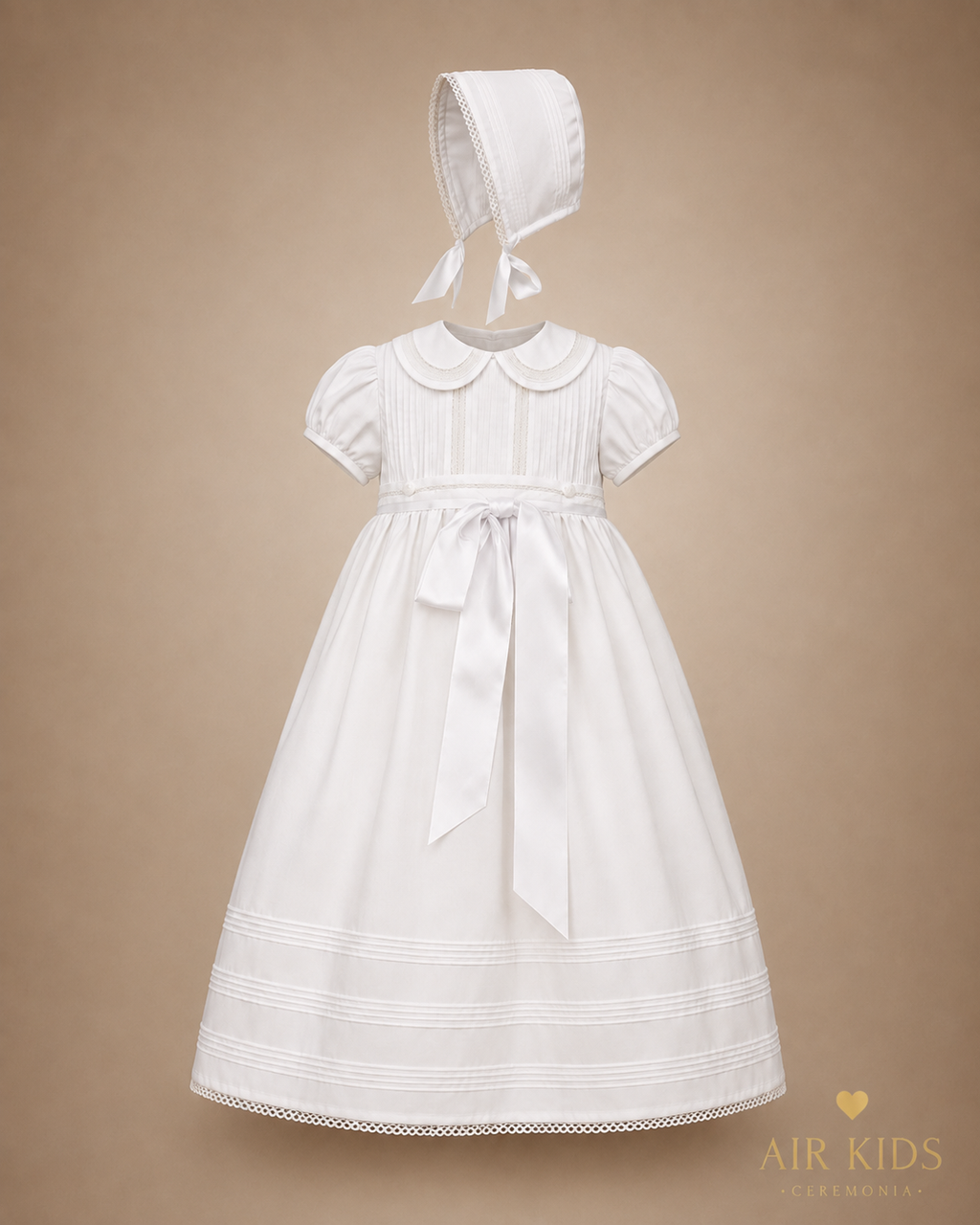 Ropon para Bautizo Niña Ozi 9286-24 Talla 24 Meses