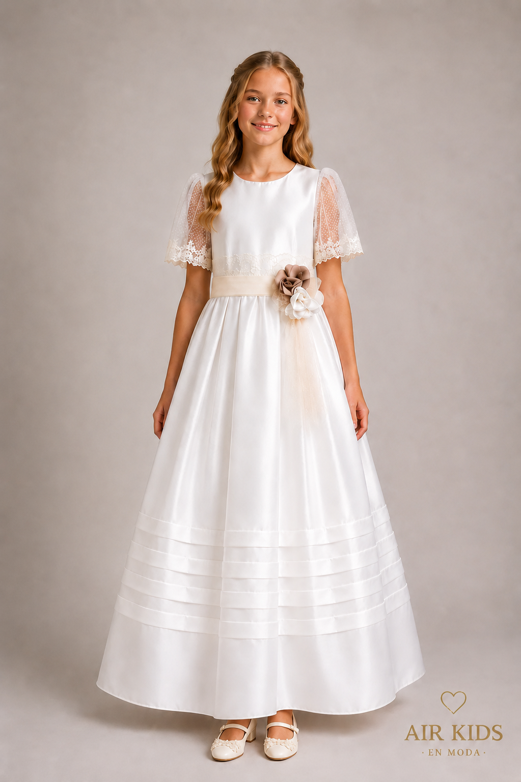 Vestido para Primera Comunión 21-403 Talla 12