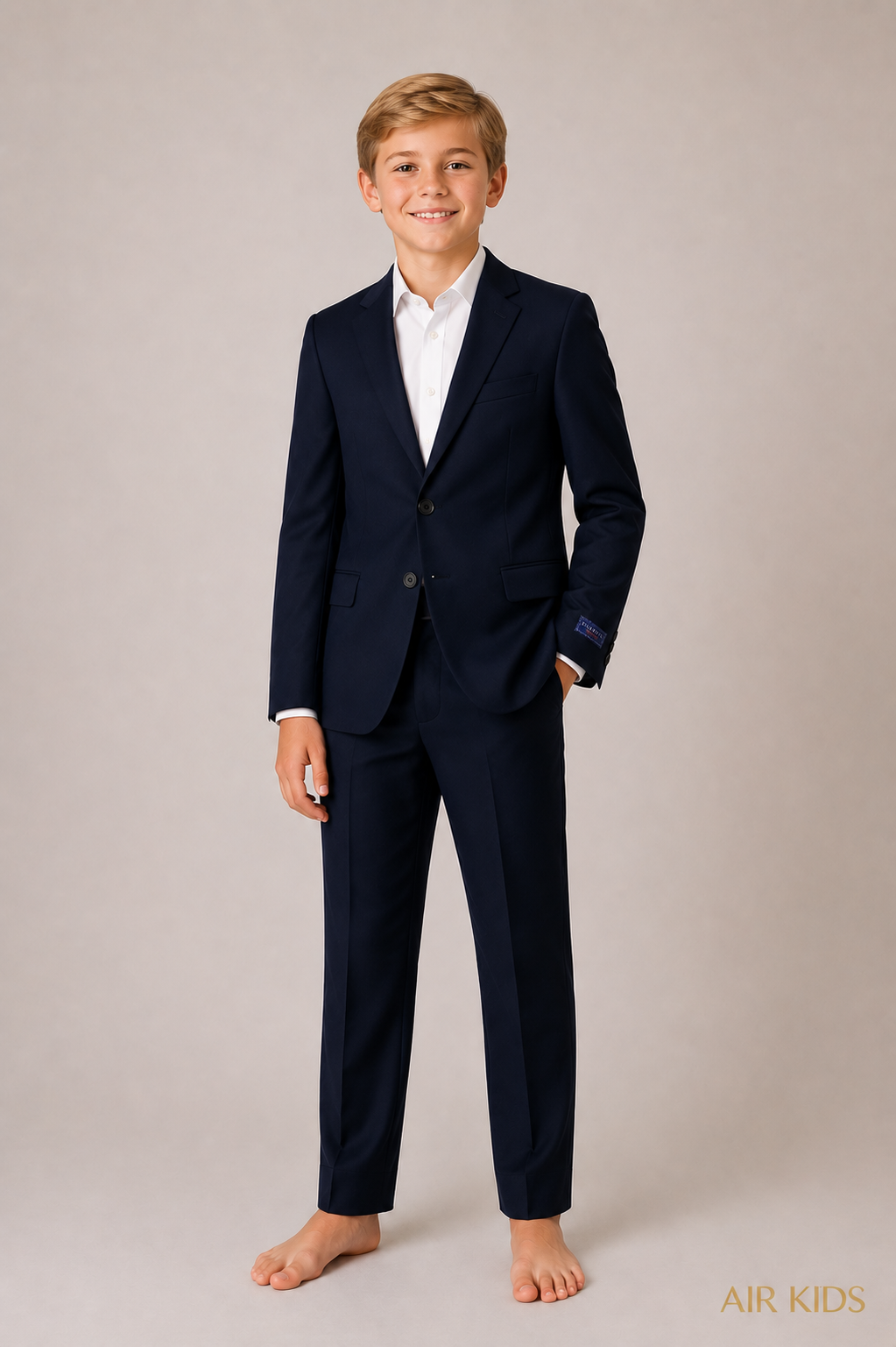Traje para niño 2 pza Zilerys azul marino 22488