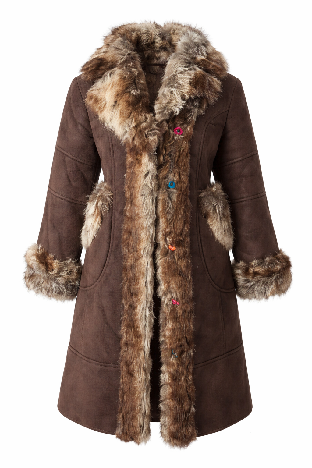 Abrigo para Niña Deux Par Deux IF53 Talla 6 Años