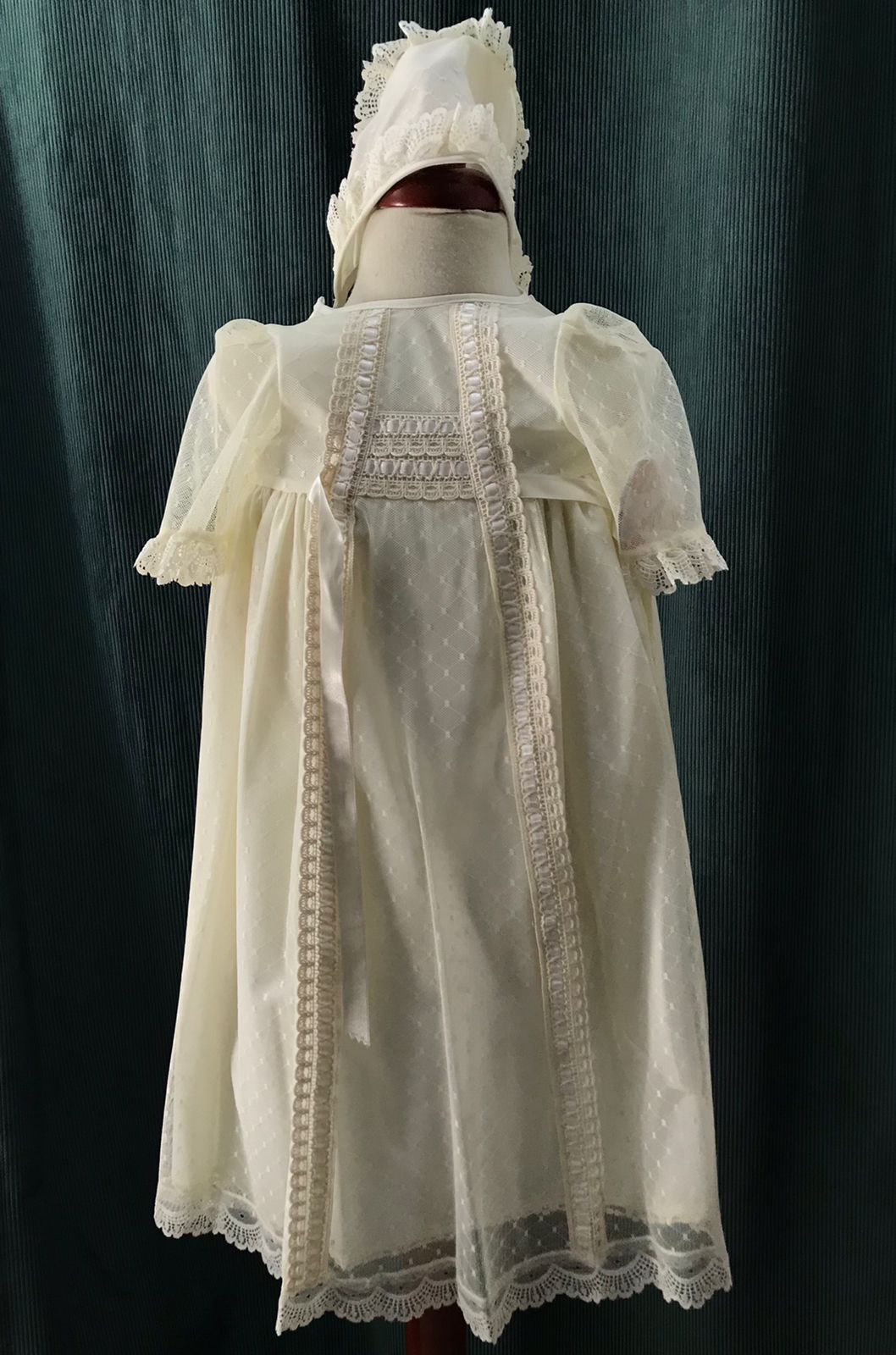 Ropón de Bautizo para Niña Lilus 23182 Talla 1 Año