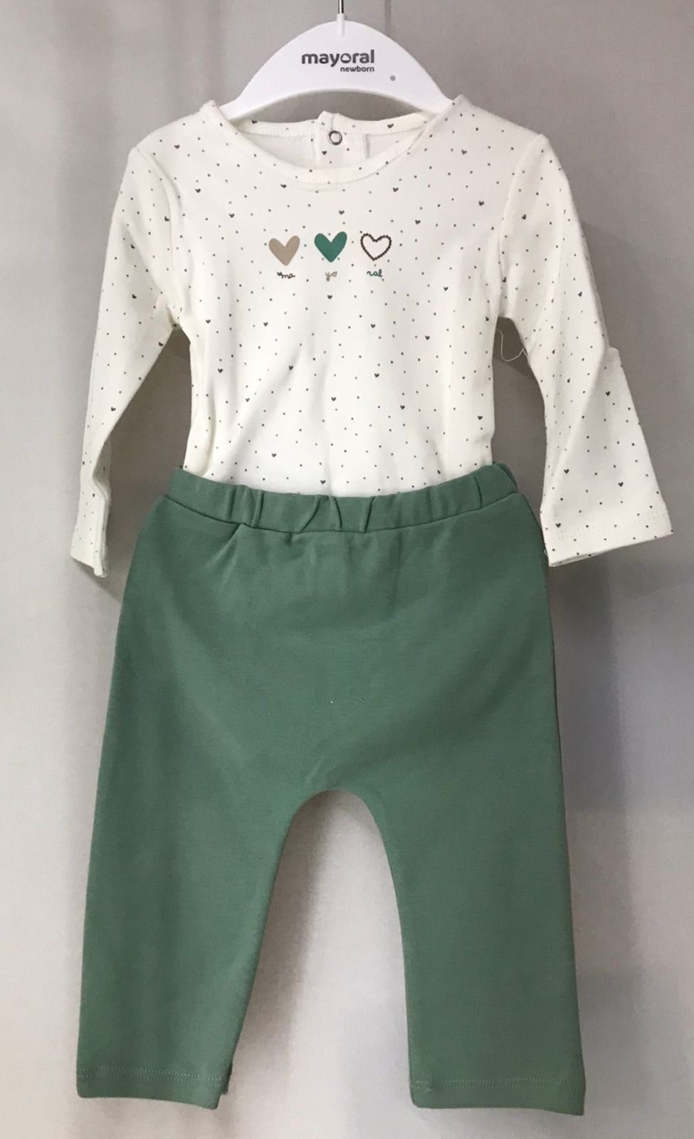 Conjunto de 2pza para Niña Mayoral 2617-60 Talla 4-6 Meses