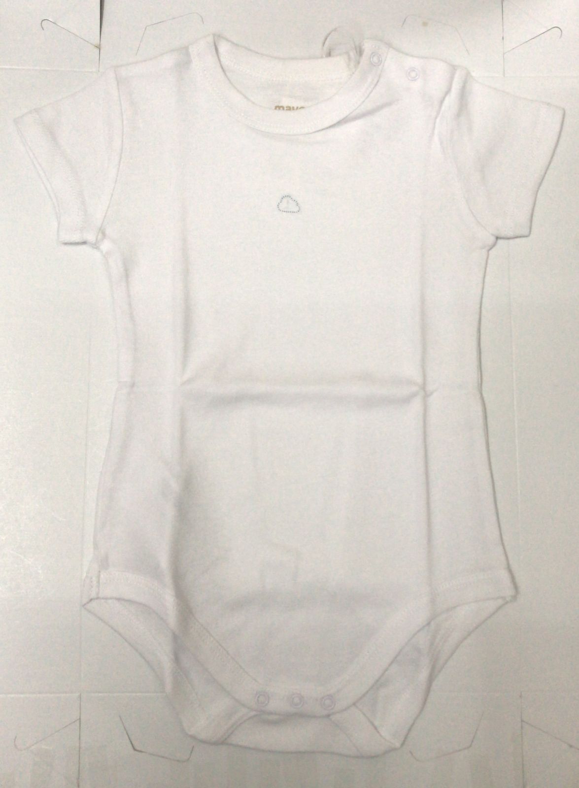 Body Corto Unisex Puebla Mayoral 1748-24 Talla 12 Meses